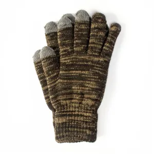2 Layer Knit Glove with Texting Fingers
