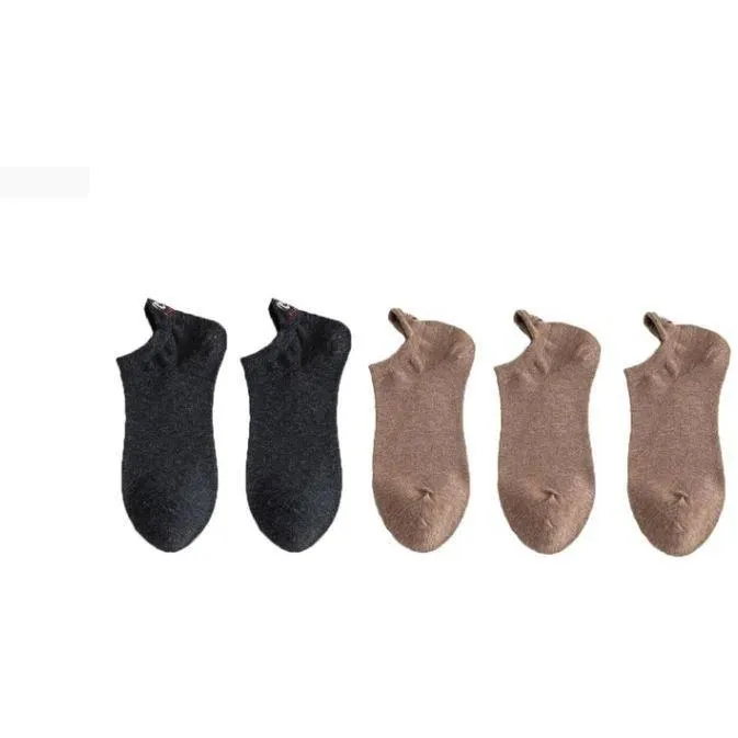 5 Pairs/Pack Embroidered Happy Mood Expressions Women Socks
