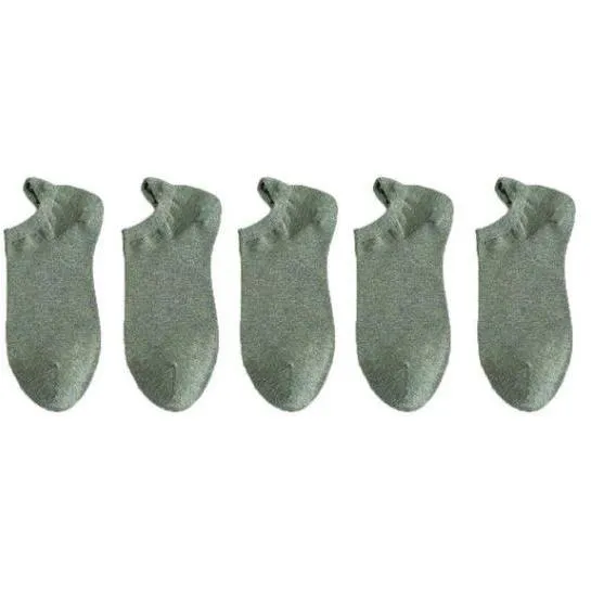 5 Pairs/Pack Embroidered Happy Mood Expressions Women Socks