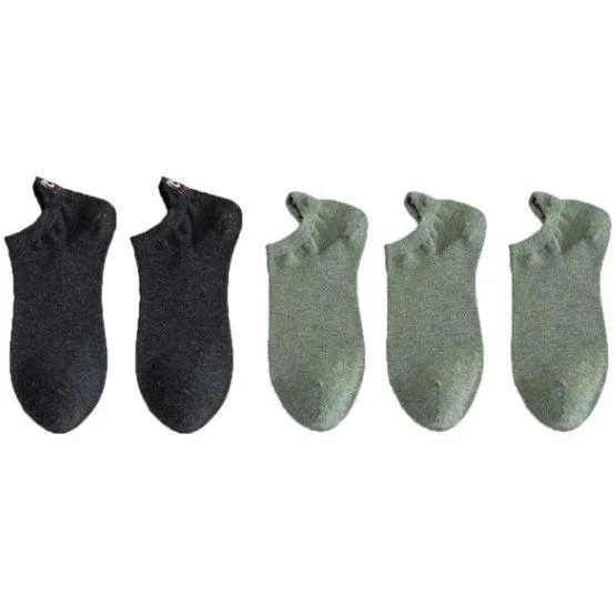 5 Pairs/Pack Embroidered Happy Mood Expressions Women Socks