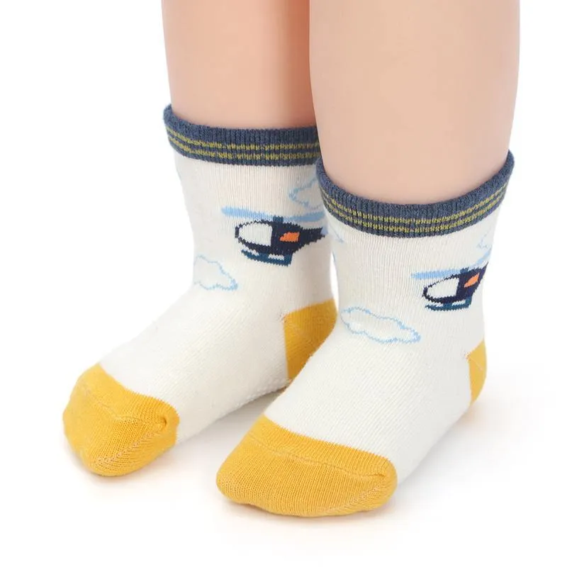 Adorable Anti-Slip Socks For Little Ones – 12 Pairs