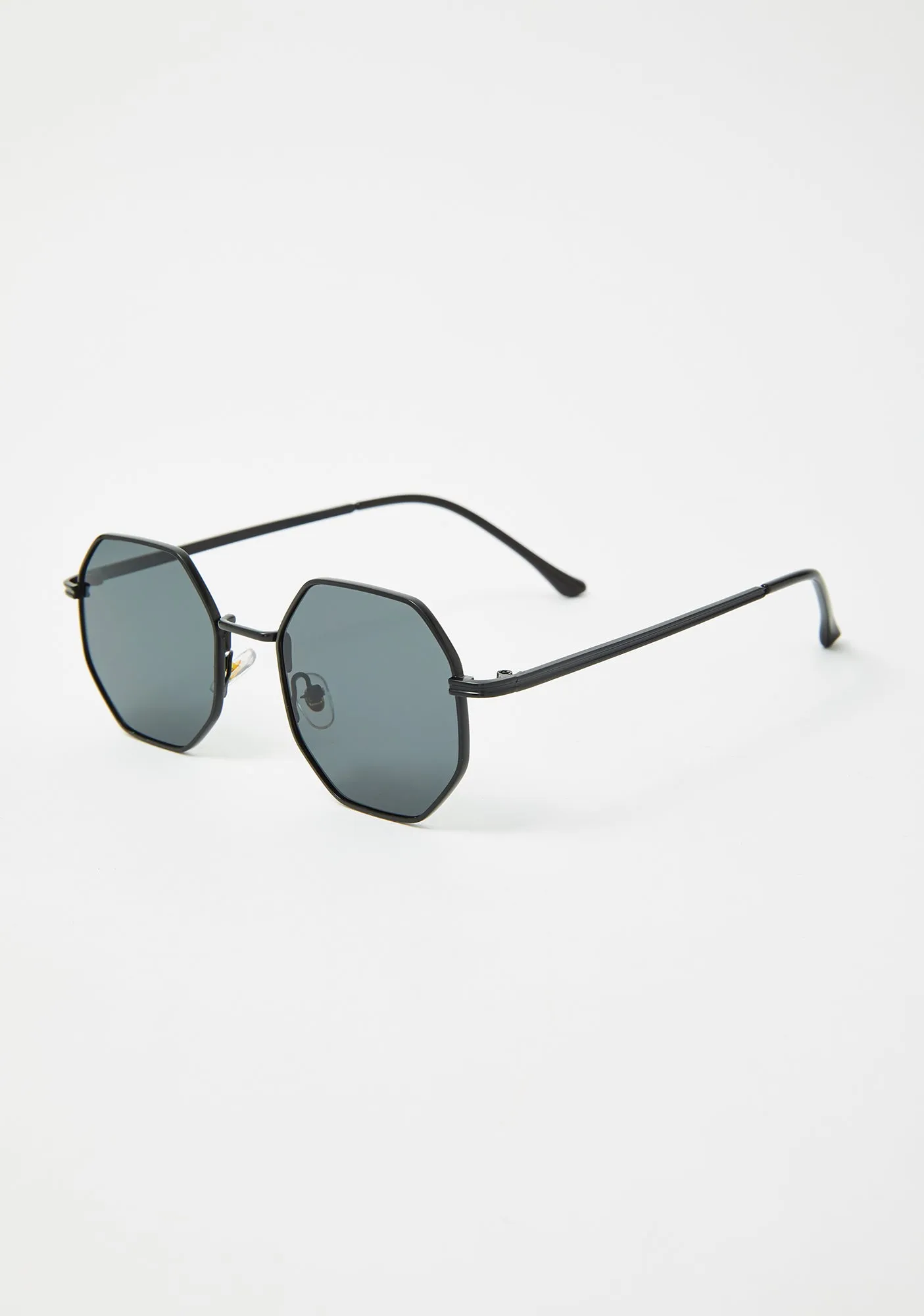 Bad Flashy Girl Octagon Sunglasses