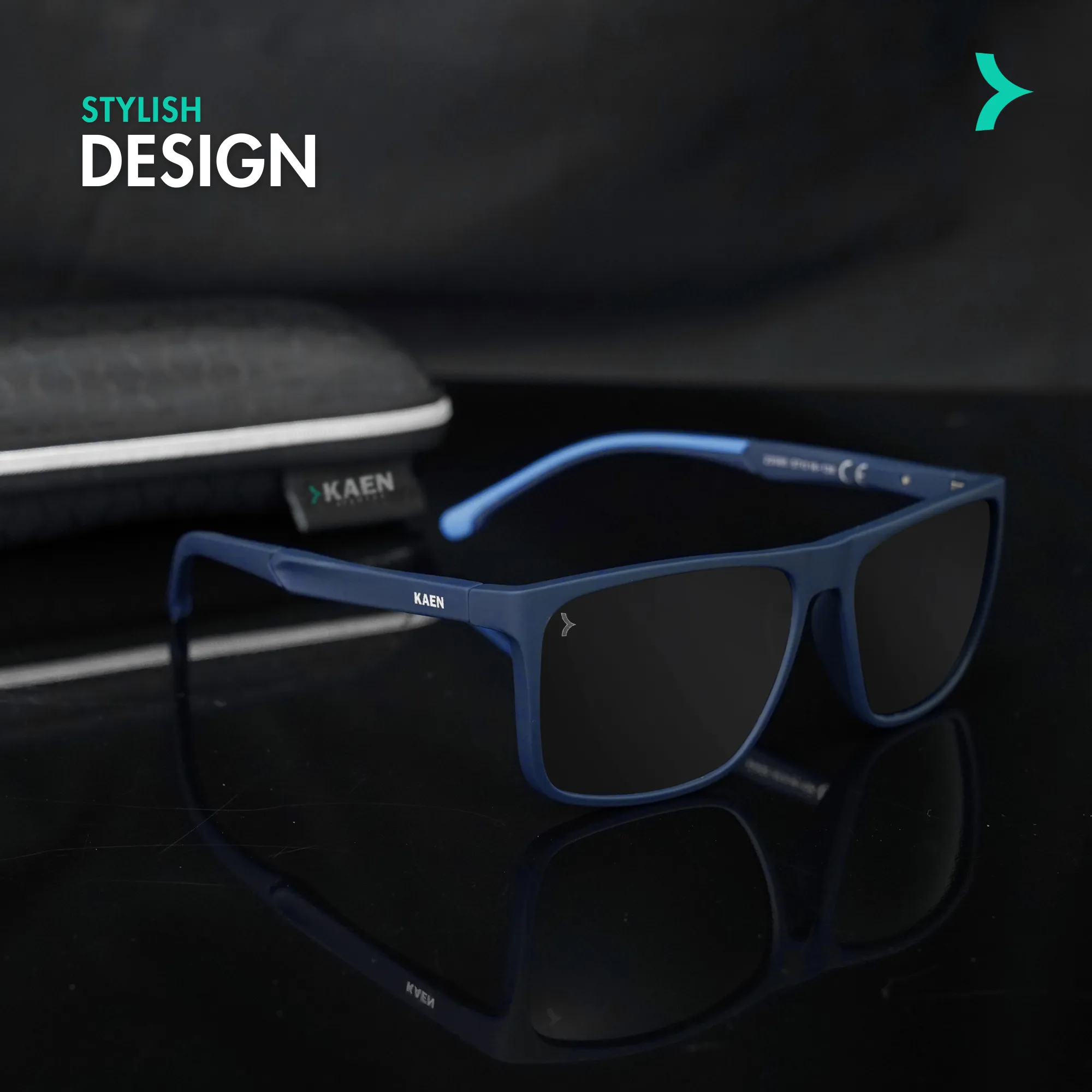 Cade Black Power Sunglasses