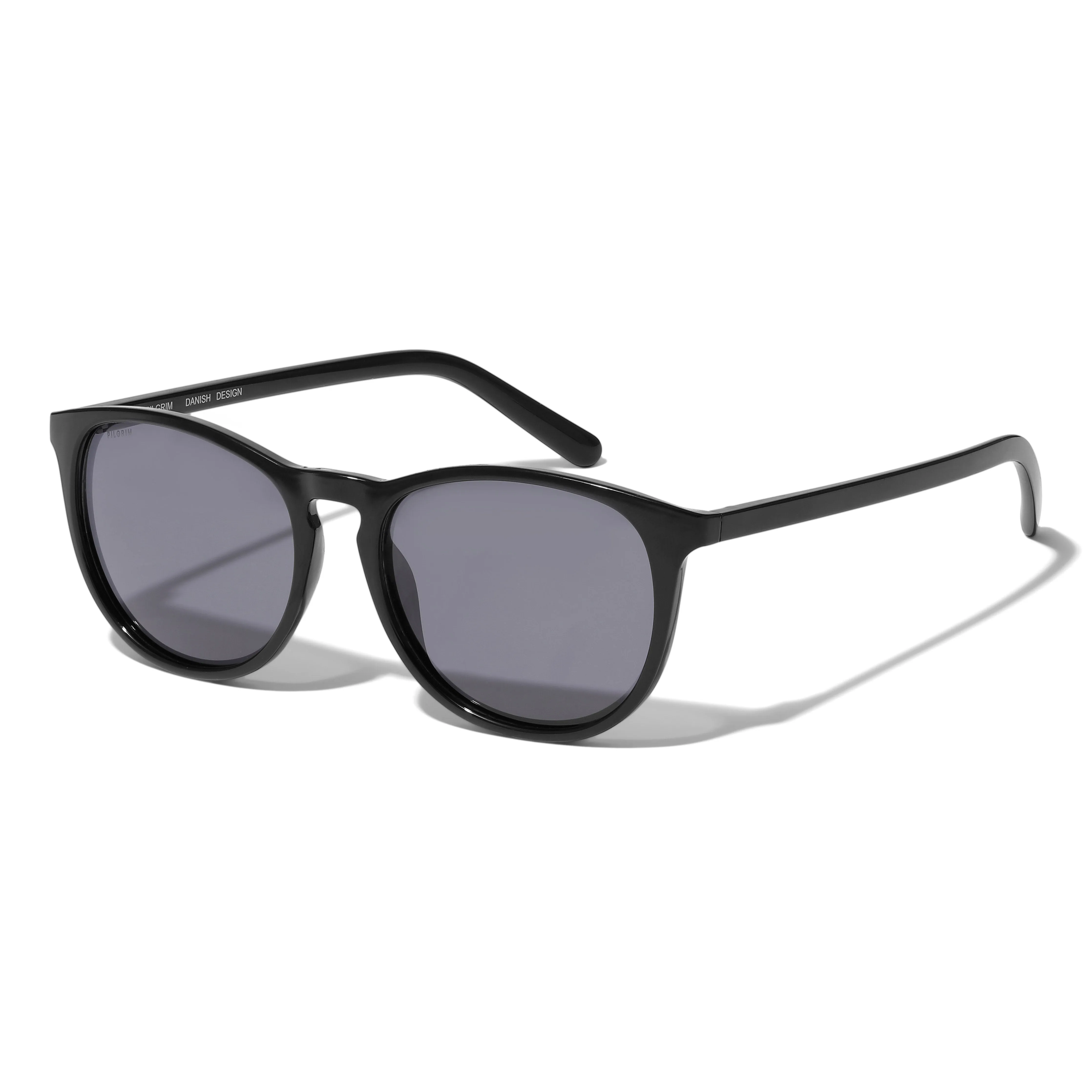 CAMILLA recycled light frame sunglasses black