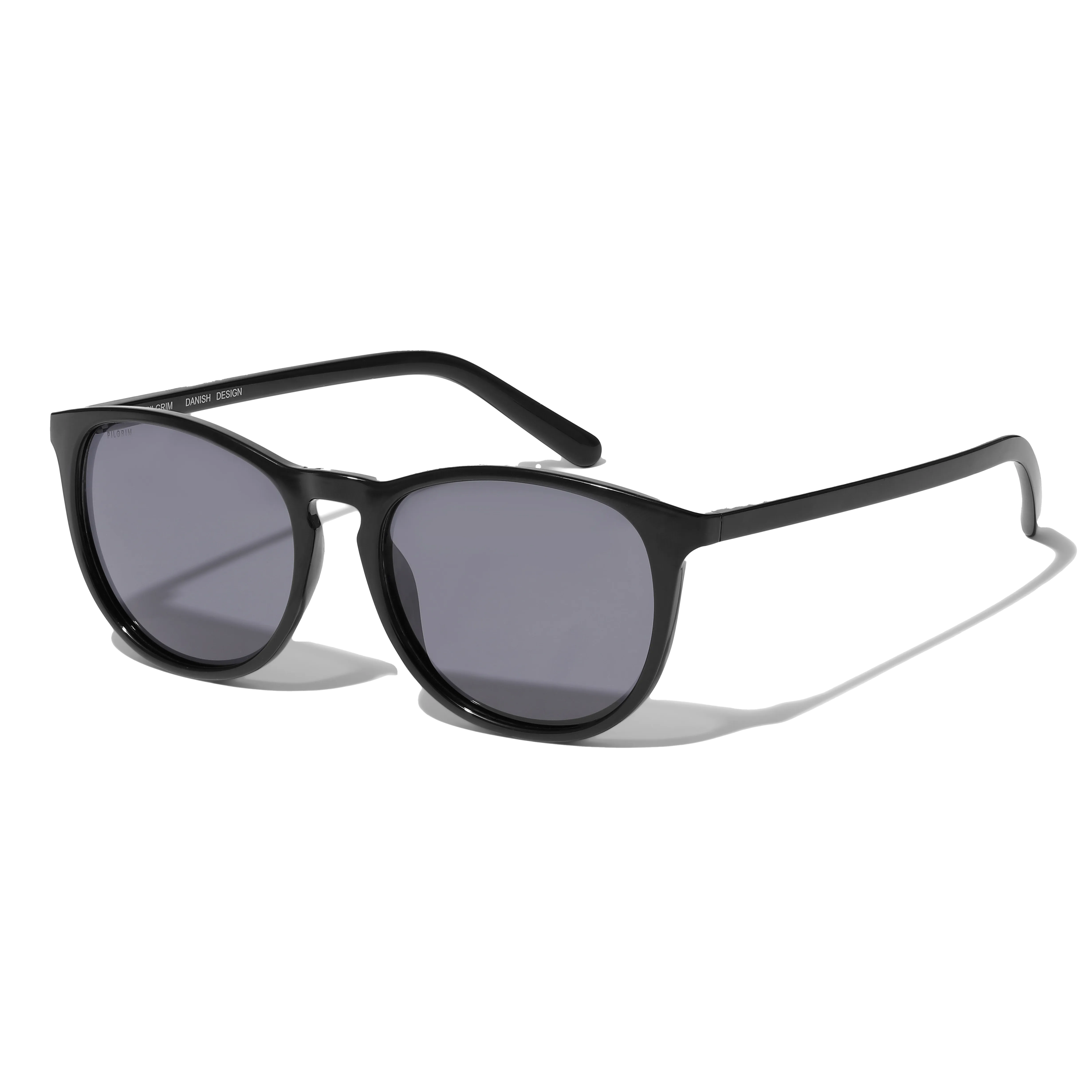 CAMILLA recycled light frame sunglasses black