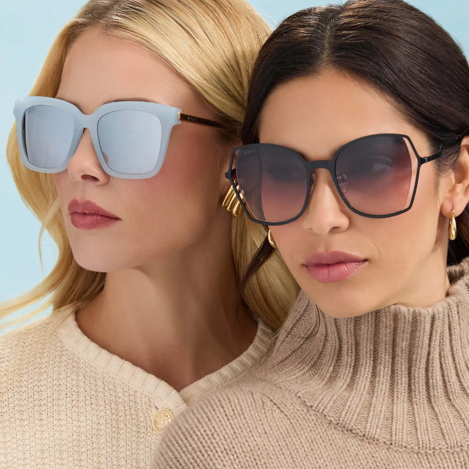 DONNA III - MATTE BLACK   TWILIGHT GRADIENT SUNGLASSES