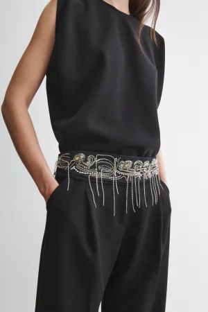 Embroidered Toga Belt
