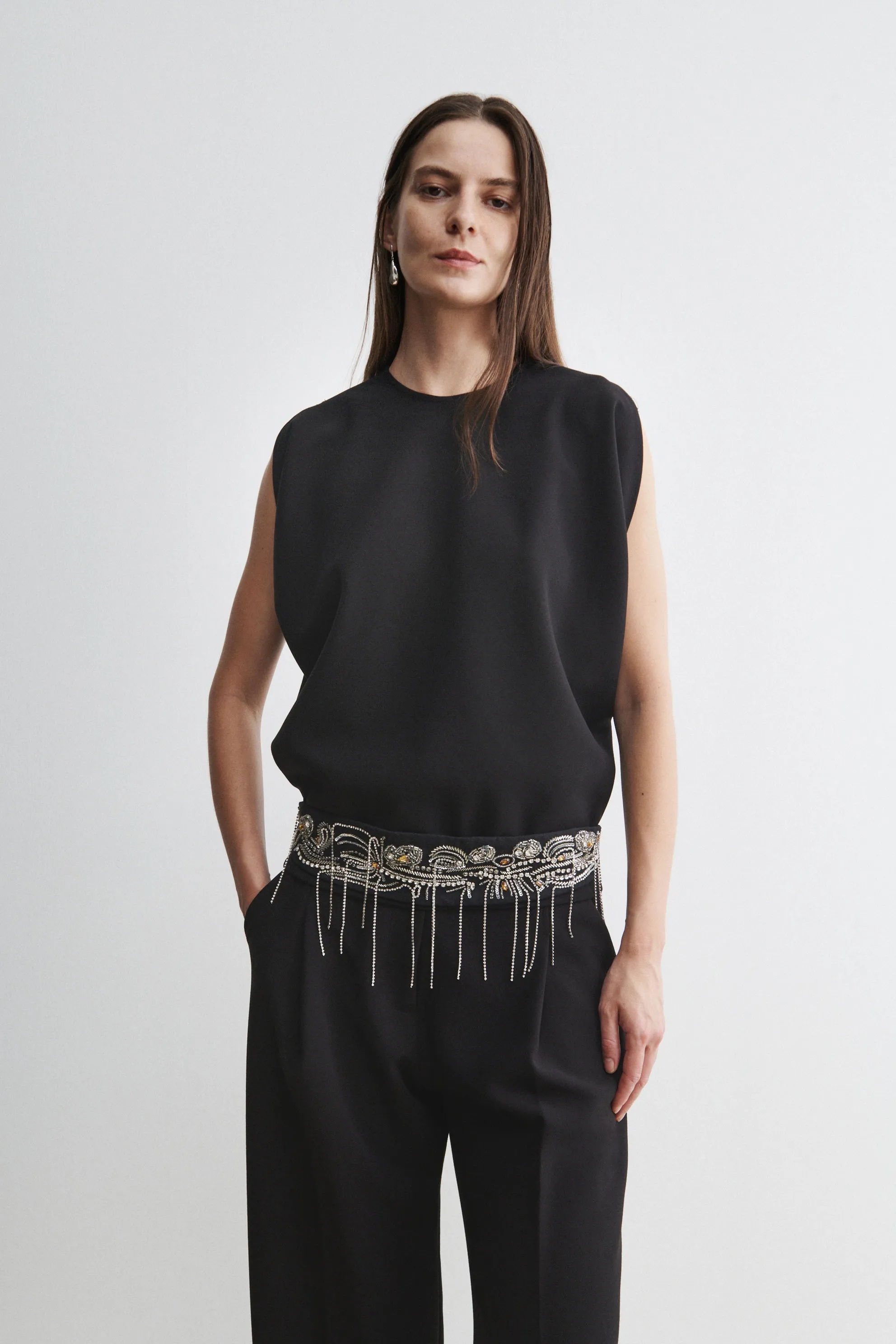 Embroidered Toga Belt