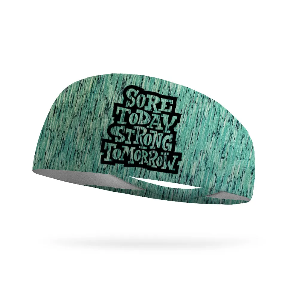 Fashion Sore Today Strong Tomorrow Headband - 4" and 3" Tapered