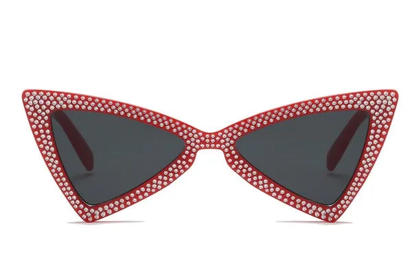 Feline Chic: Triangular Cat-Eye Sunglasses
