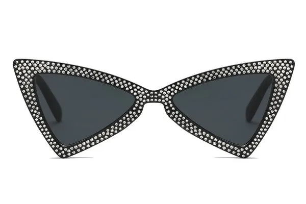 Feline Chic: Triangular Cat-Eye Sunglasses