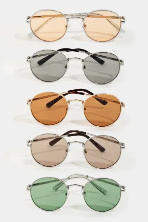 In The Spring 70's Small Circle Aviator Sunglasses