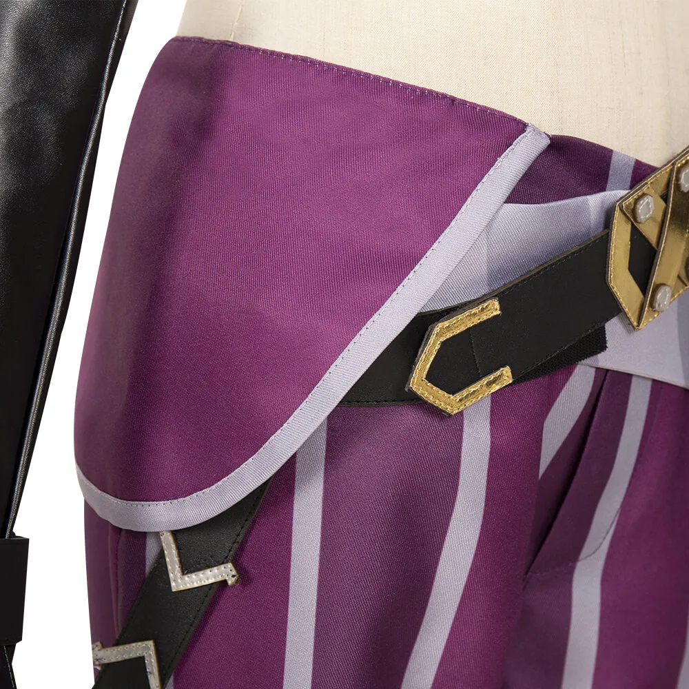 Jinx Cosplay League of Legends Jinx Arcane Outfit LOL Arcane Outfit Halloween Cosplay Costumes