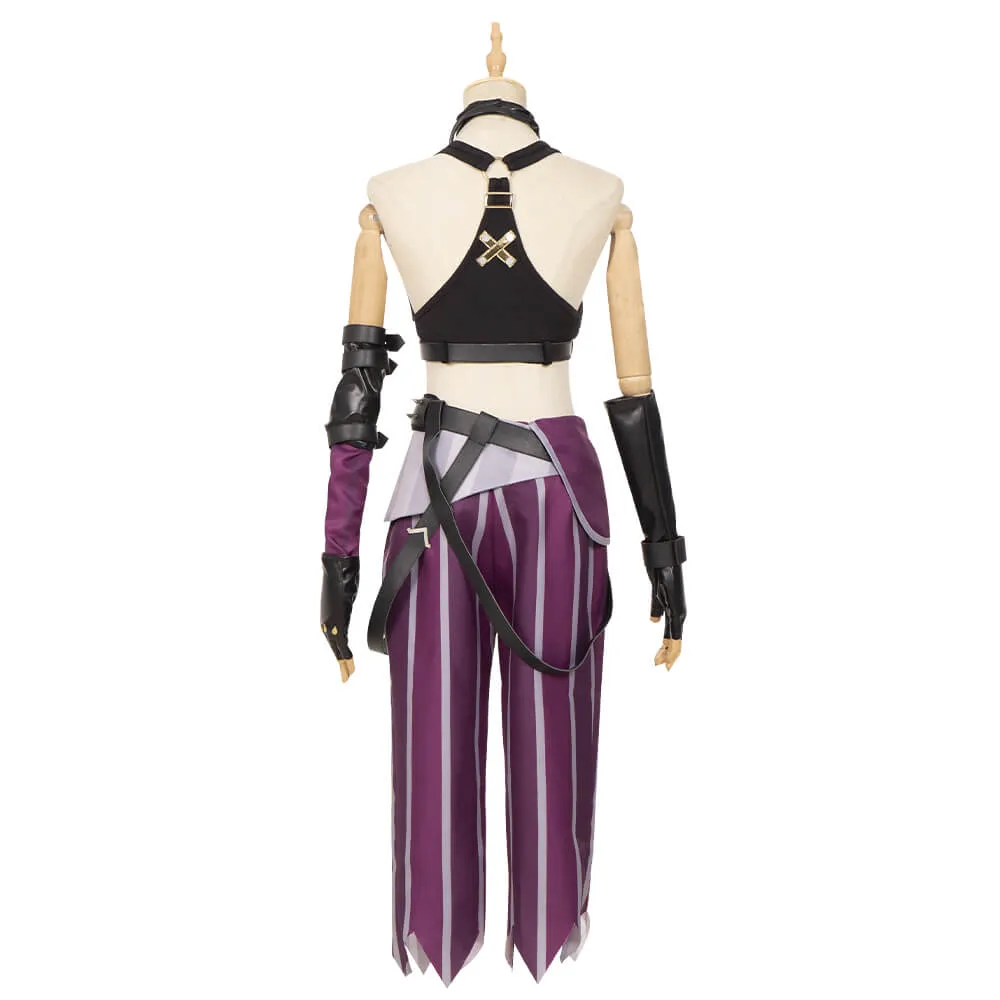 Jinx Cosplay League of Legends Jinx Arcane Outfit LOL Arcane Outfit Halloween Cosplay Costumes