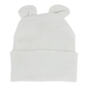Kidcentral Essentials Newborn Hat - Grey Ears