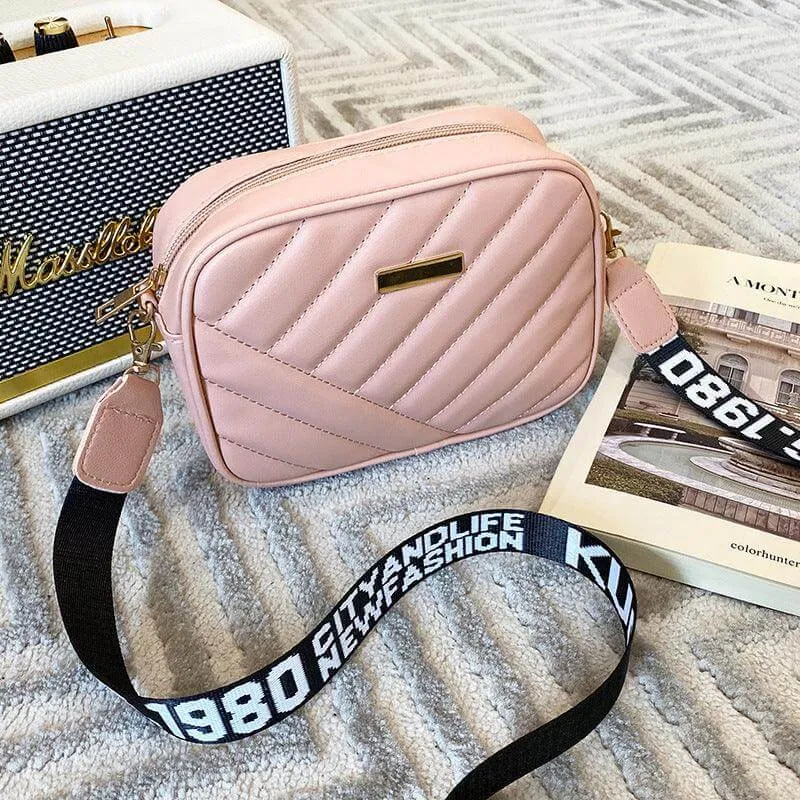 Korean-Inspired Rolling Crossbody Camera Bag - Trendy One Shoulder Phone Carrier
