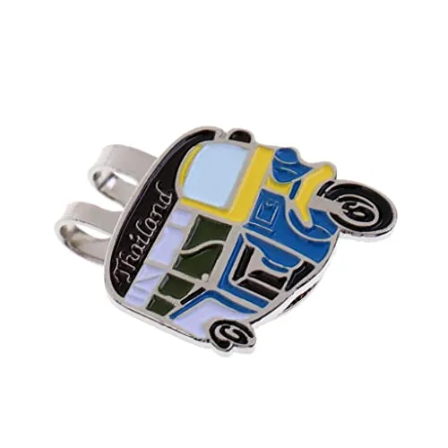 Loom Tree Cute Pedicab Magnet Hat Clip Golf Ball Markers Clip On Golf Cap Visor