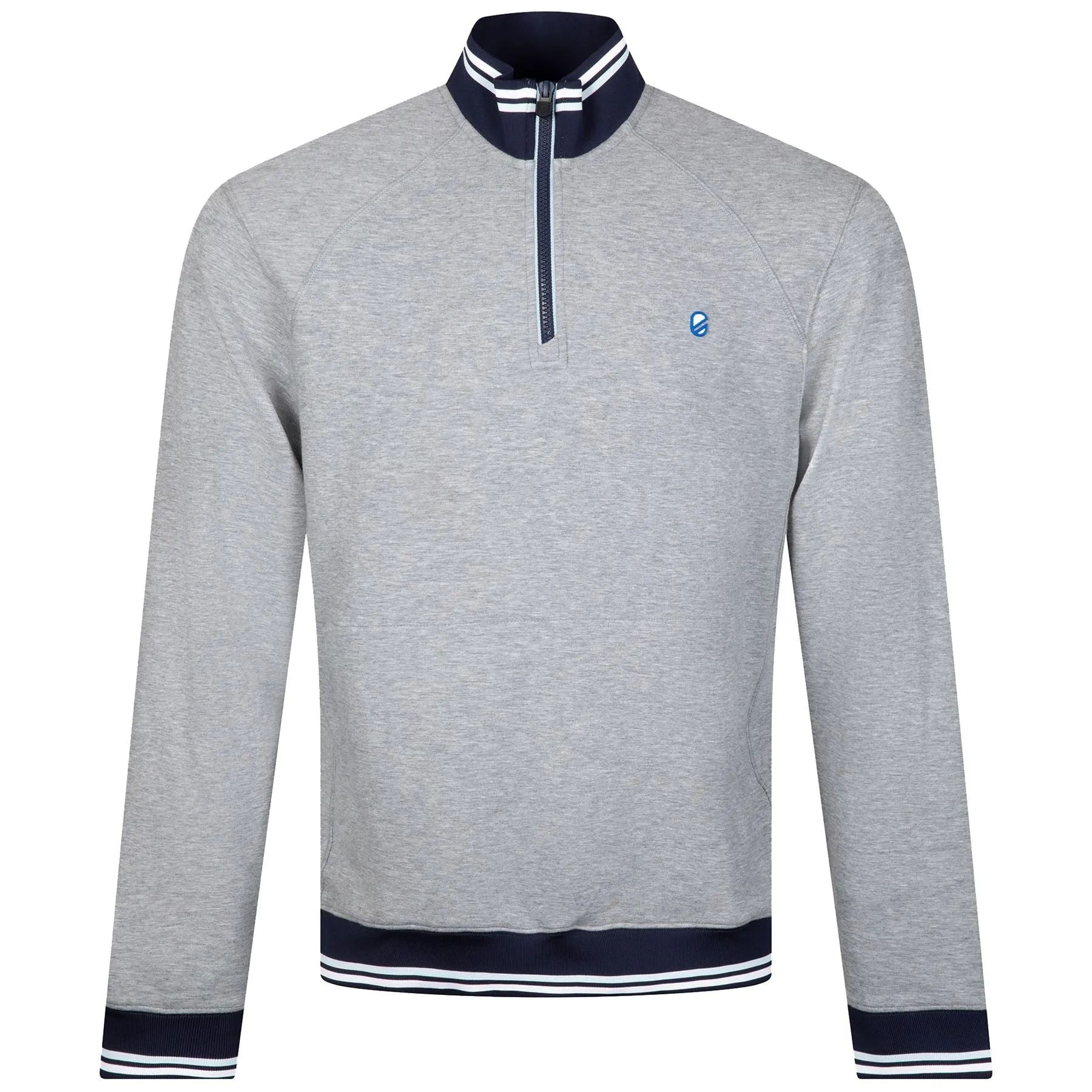 Mac 1/4 Zip H Grey - AW23