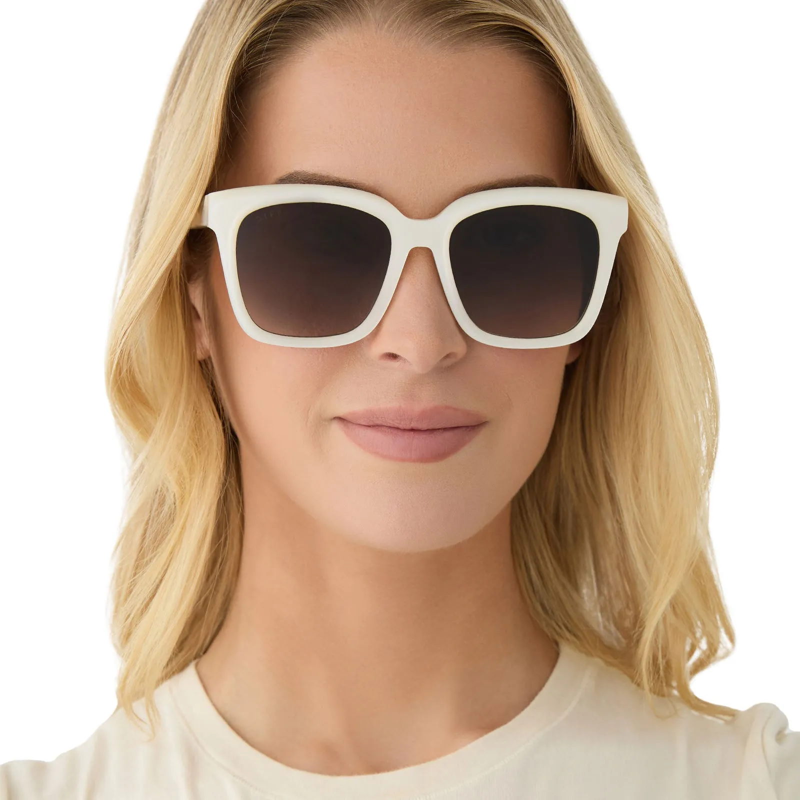 MEREDITH - OPALINE   GREY GRADIENT SUNGLASSES