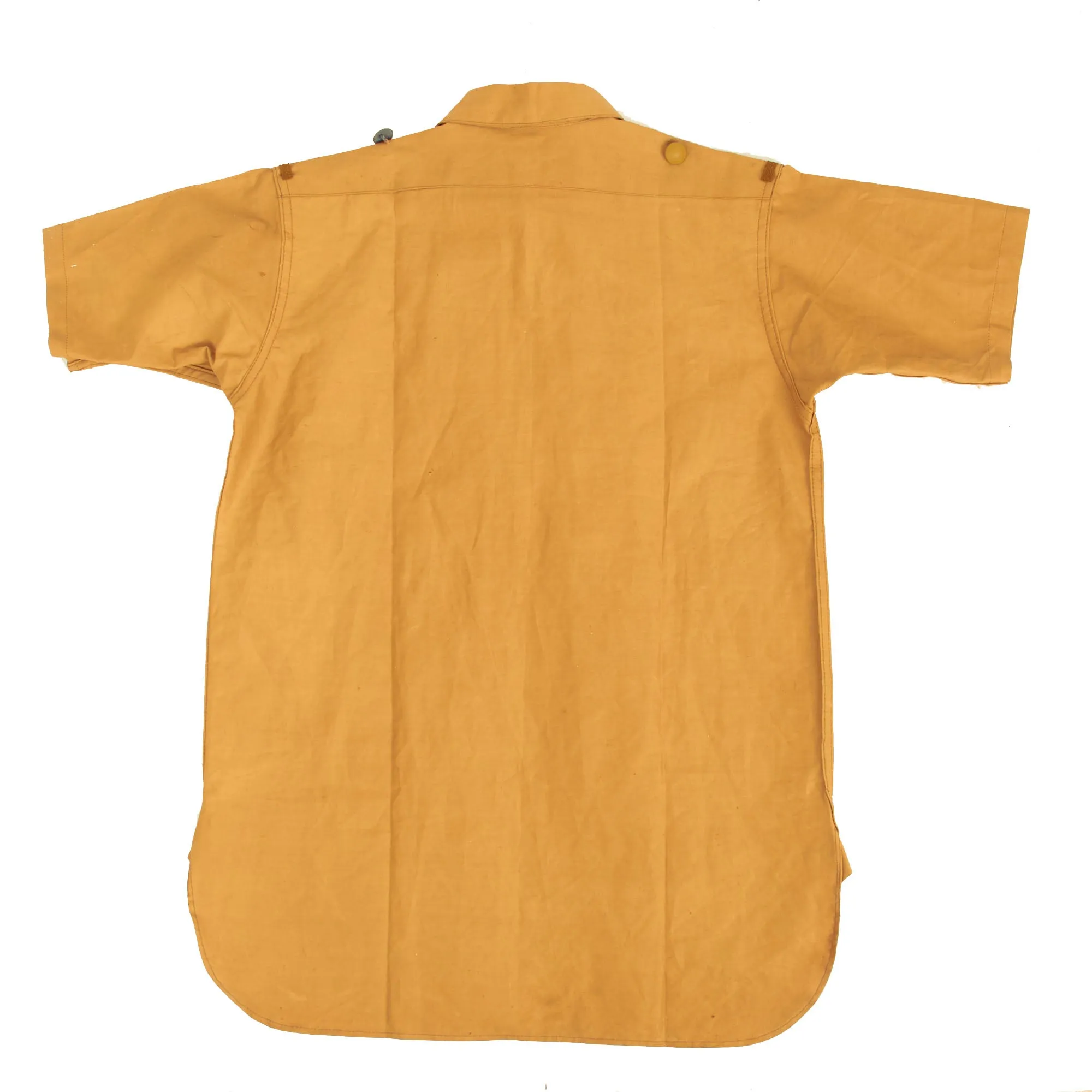 Original German WWII Kriegsmarine Tropical Coastal Artillery Short Sleeve Field Shirt - dated 1942