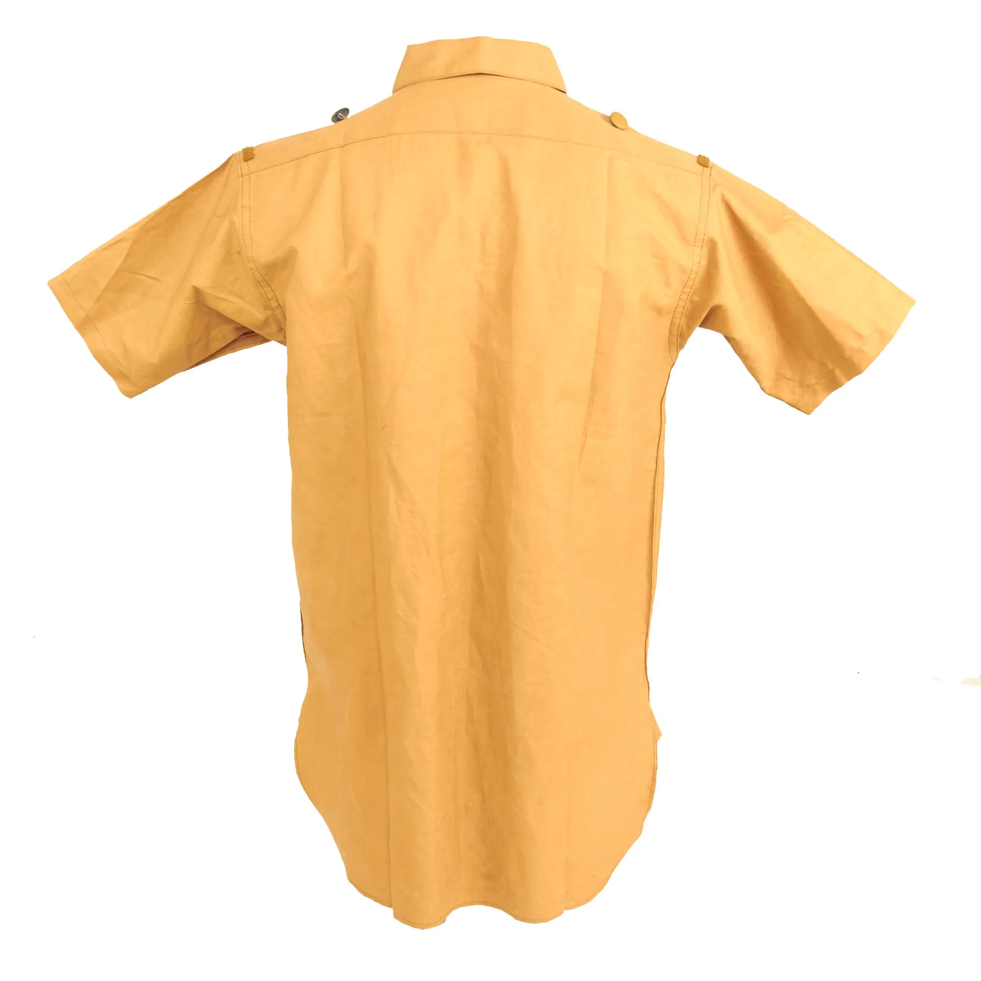 Original German WWII Kriegsmarine Tropical Coastal Artillery Short Sleeve Field Shirt - dated 1942