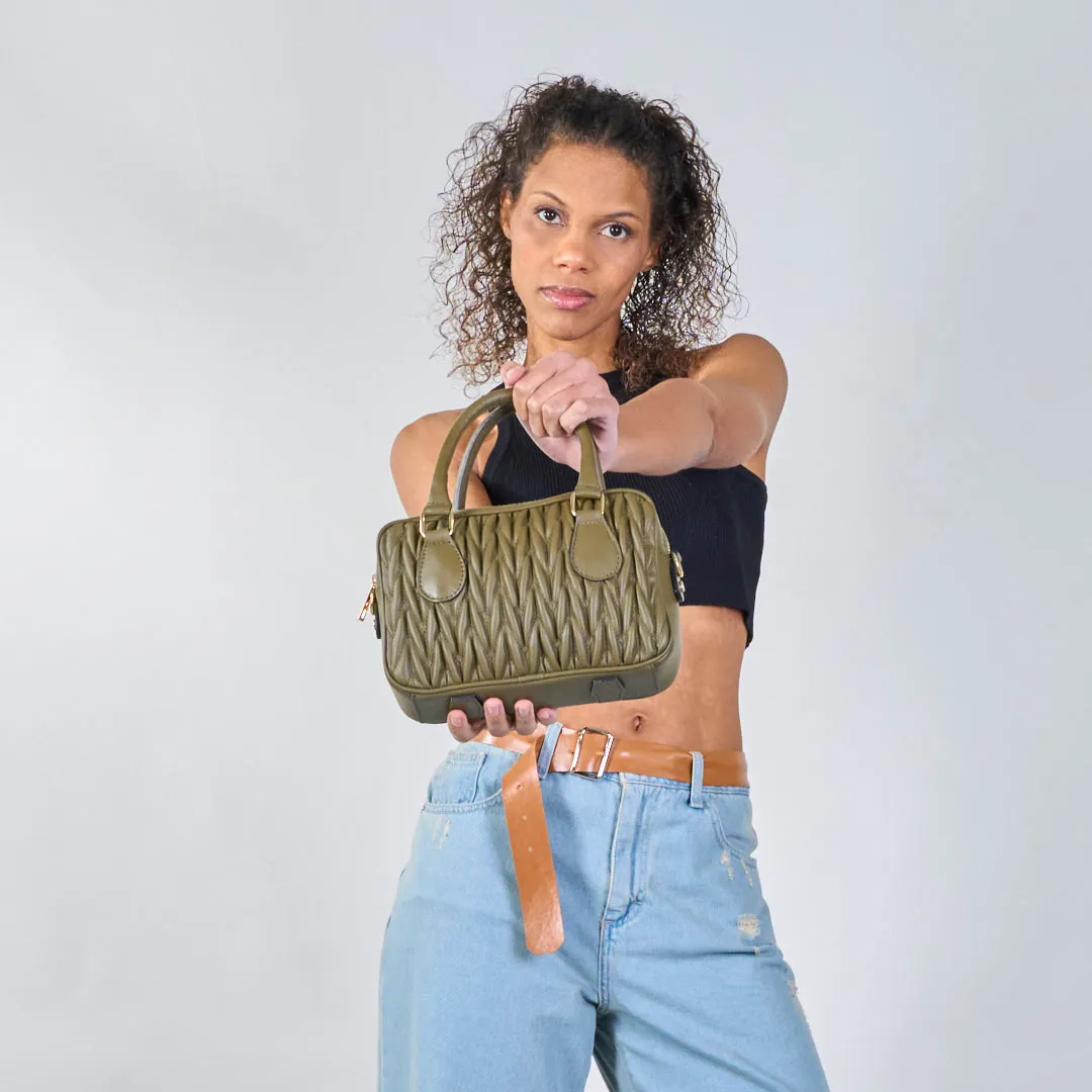 Quilted top-handle handbags wholesale