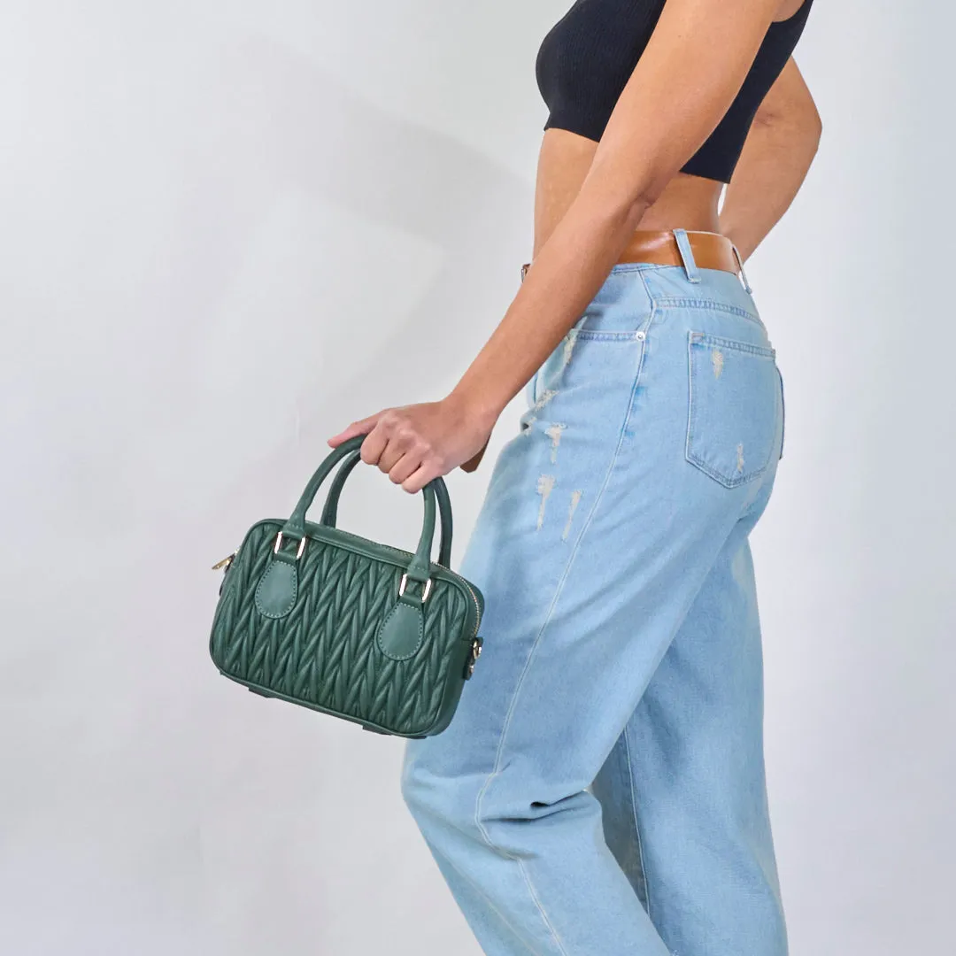 Quilted top-handle handbags wholesale