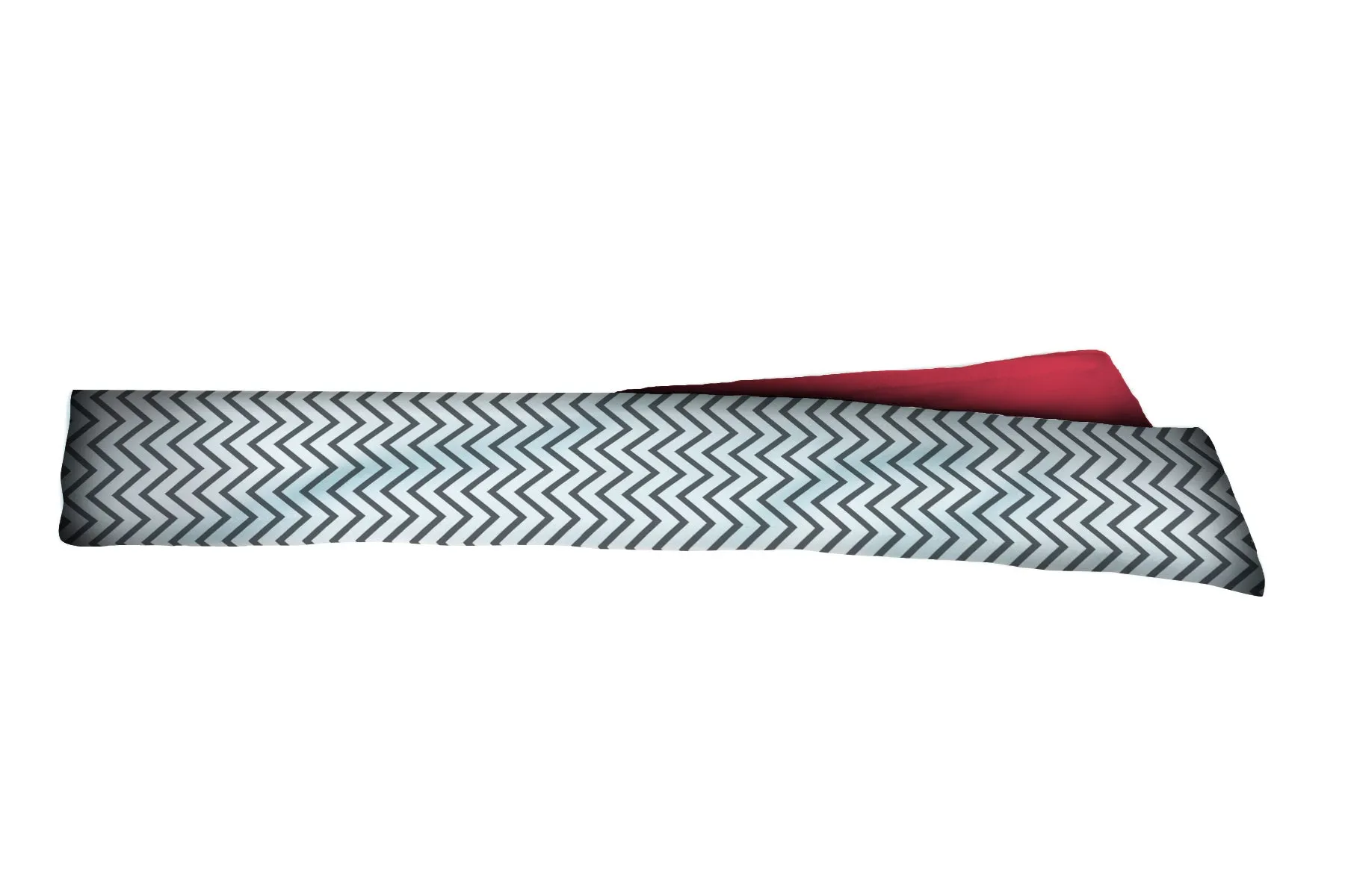 REVERSIBLE Chevron Mini Charcoal/Coral Head Tie (SKU 3038 HTB)