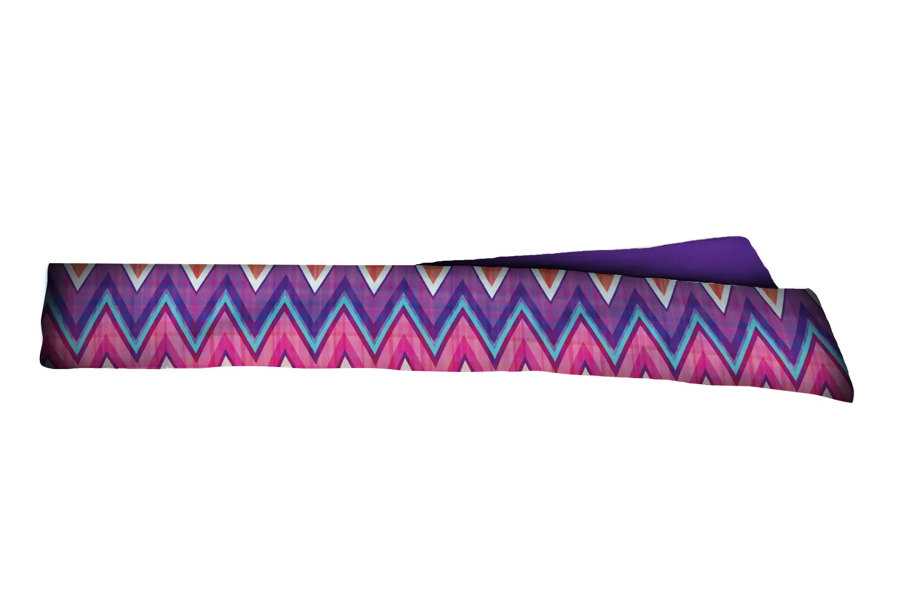 REVERSIBLE Chevron Plaid/Purple Head Tie (SKU 3037 HTB)