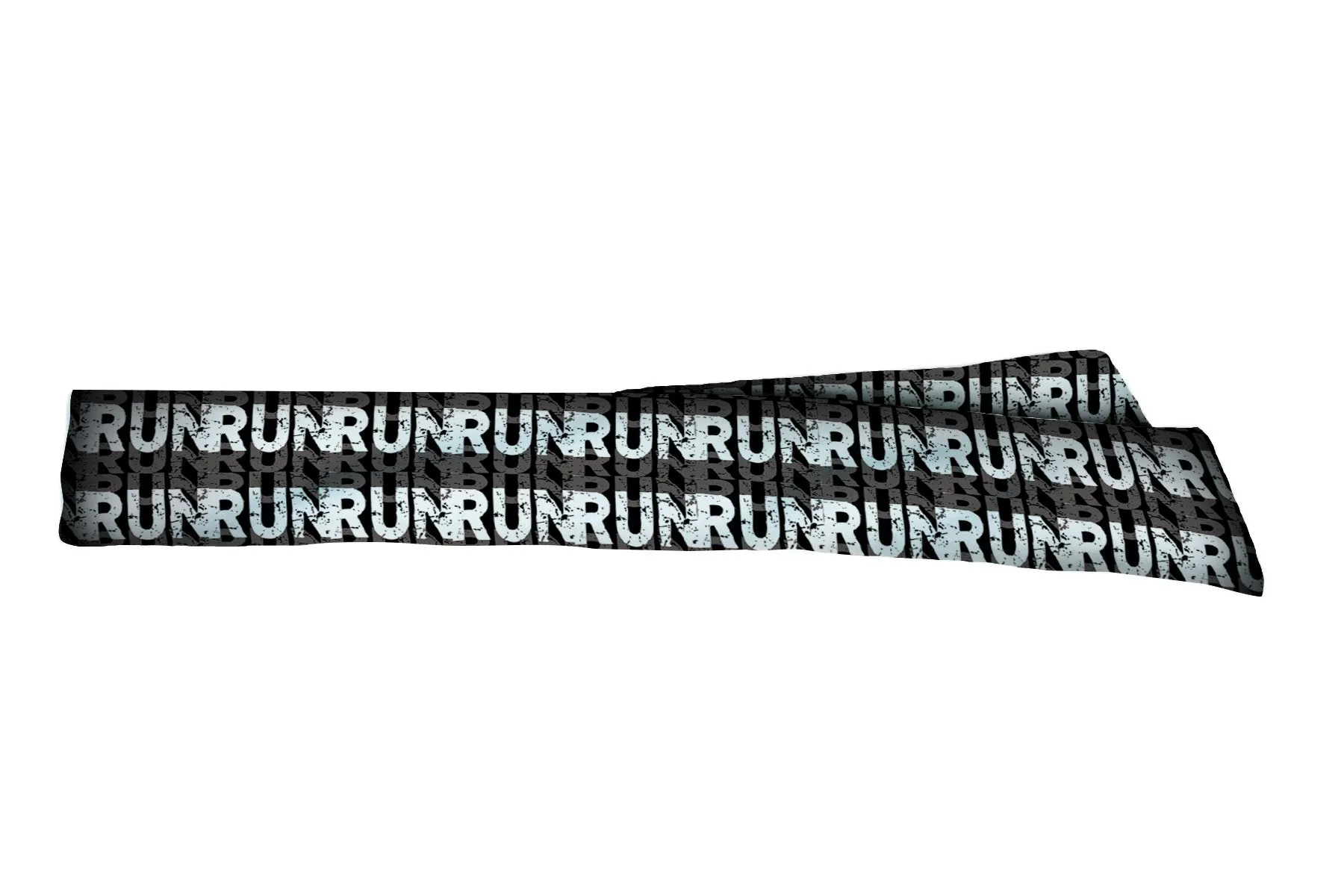 Run Run Run Black White Head Tie (SKU 1763 HTB)