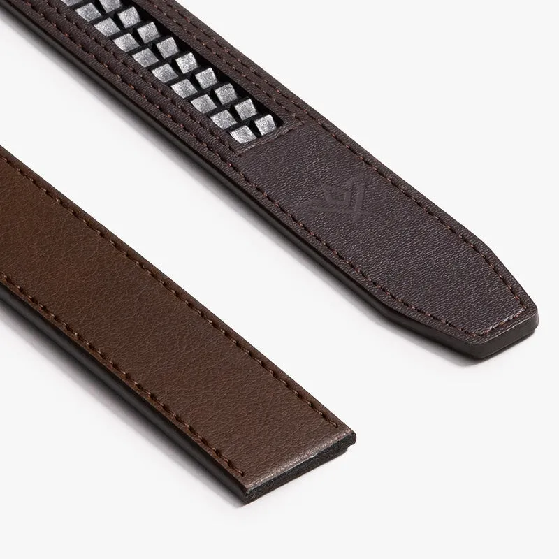 Skinny Mocha Brown Belt