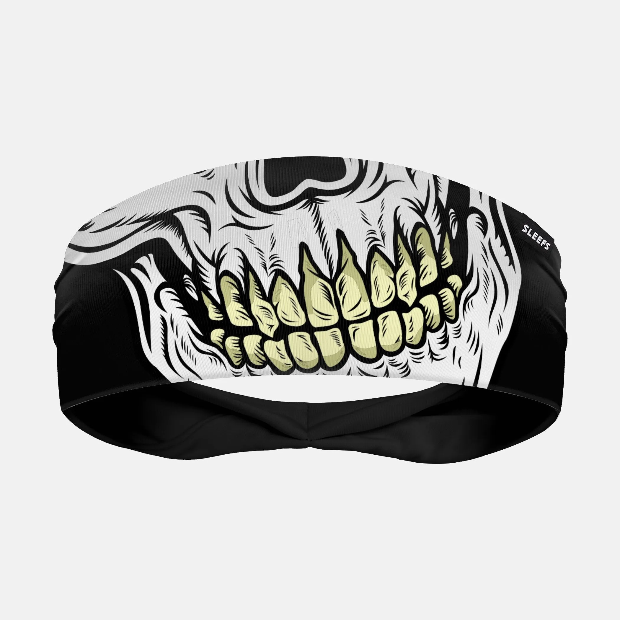 Skull Mask Double-sided Wide Headband