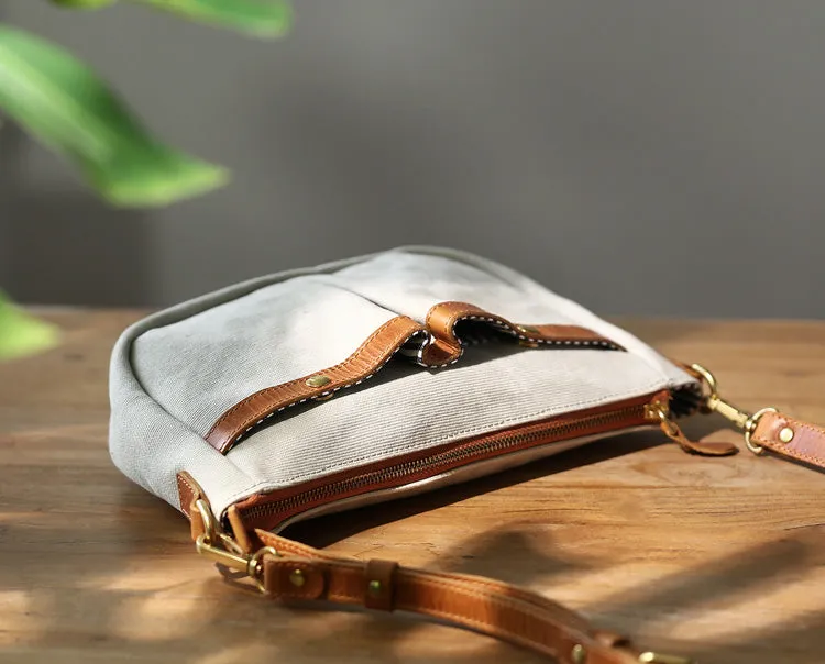 Stylish Womens Cross Body Canvas Bag Small Shoulder Bags For Women