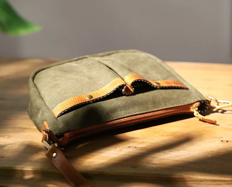 Stylish Womens Cross Body Canvas Bag Small Shoulder Bags For Women