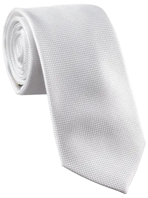 White Pattern Tie, Bow Tie, Handkerchief