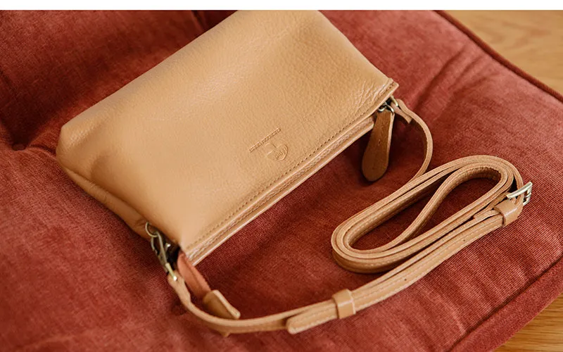 Womens Trendy Shoulder Bags Genuine Leather Crossbody Bags
