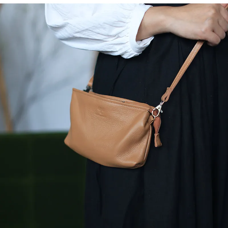 Womens Trendy Shoulder Bags Genuine Leather Crossbody Bags