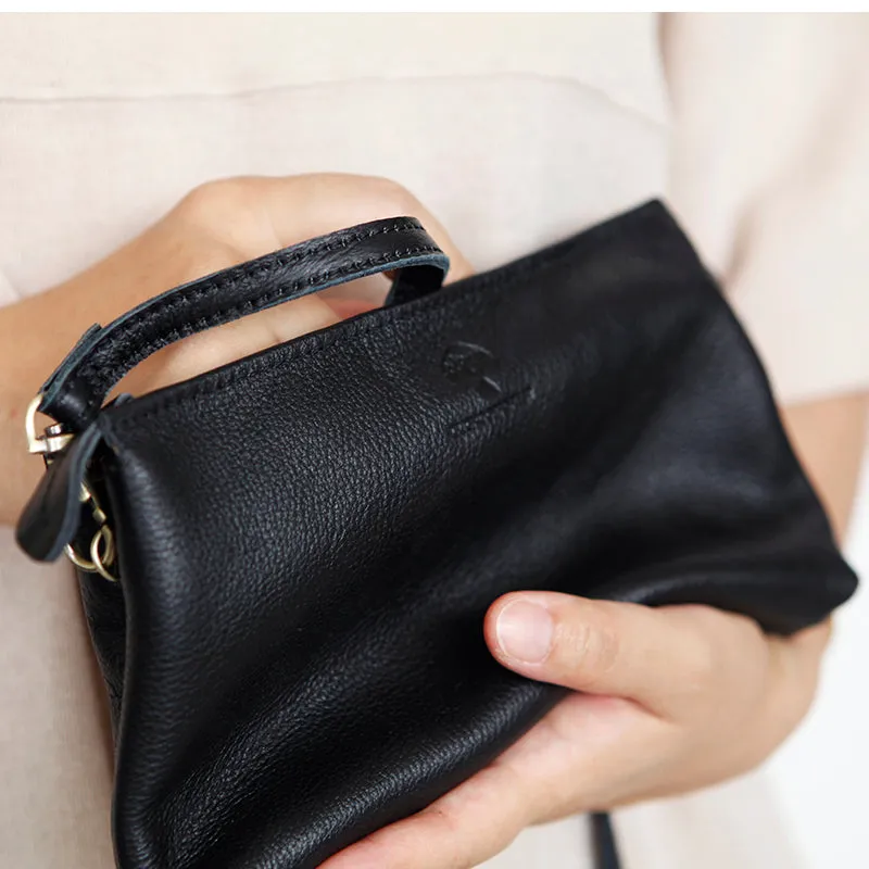 Womens Trendy Shoulder Bags Genuine Leather Crossbody Bags