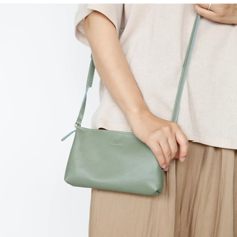 Womens Trendy Shoulder Bags Genuine Leather Crossbody Bags
