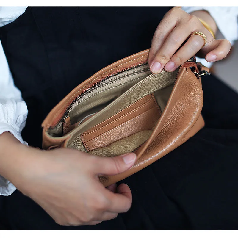 Womens Trendy Shoulder Bags Genuine Leather Crossbody Bags