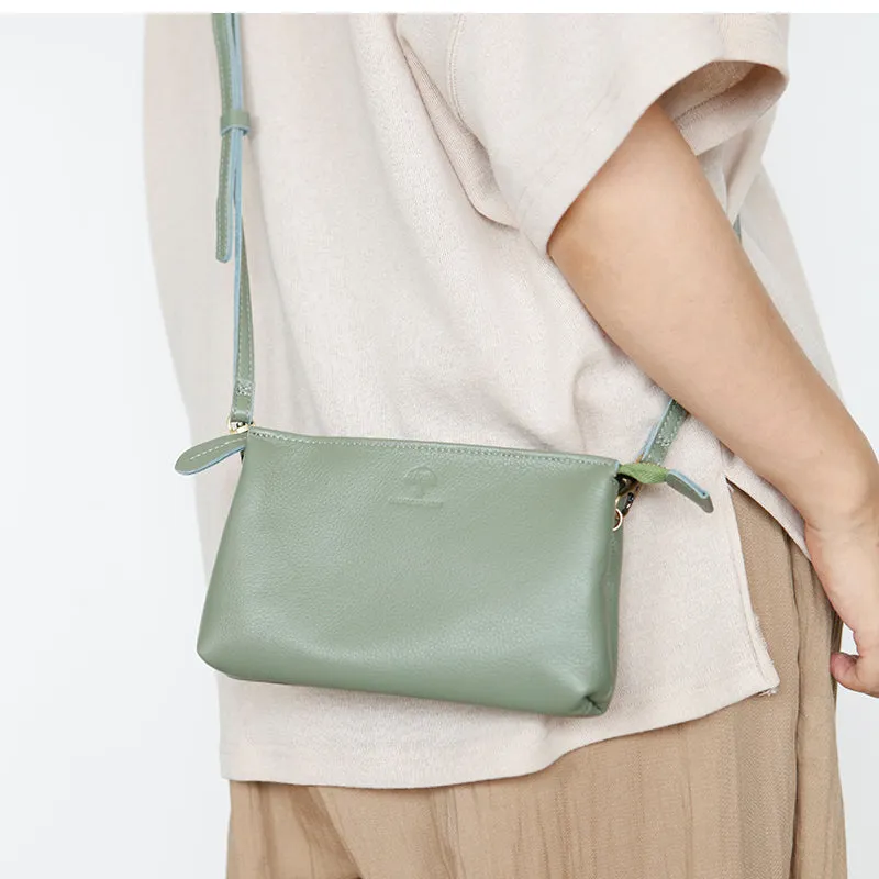 Womens Trendy Shoulder Bags Genuine Leather Crossbody Bags