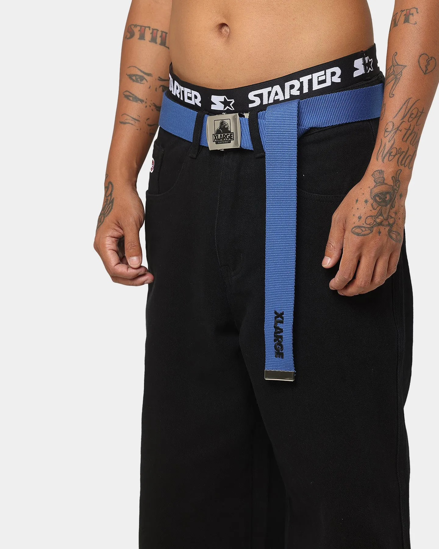 XLARGE 91 Web Belt Blue
