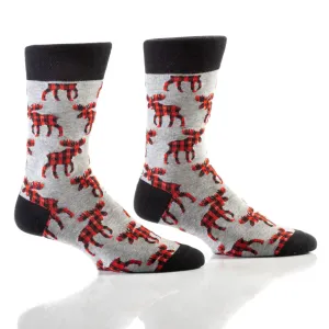 YO SOX | "Buffalo Plaid Moose"